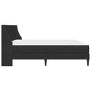 vidaXL Ágykeret matraccal matracmal Fekete 200 x 200 cm Bársony