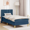 vidaXL Ágykeret Kék 100 x 200 cm Poliészter