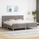 vidaXL Ágykeret 200 x 200 cm Tópszínű