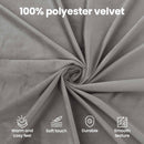 vidaXL Ágykeret fejtámlával Világosszürke 200 x 200 cm Bársony