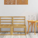 vidaXL Kültéri középső kanapé Tömör Akácfa Fehér 59 x 63 x 73 cm
