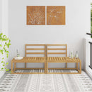 vidaXL Kültéri végleges kanapé 2 Darab Fehér 182,5 x 63 x 73 cm