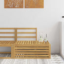vidaXL Kültéri kanapé szett Fehér 91 x 63 x 73 cm Tömör Akácfa