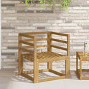 vidaXL Karfák modul 2 db Fehér 59 x 4 x 73 cm Tömör Akácfa