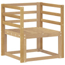 vidaXL Karfák modul 2 db Fehér 59 x 4 x 73 cm Tömör Akácfa