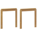 vidaXL Kartámasz modul 2 db Fehér 59 x 6 x 61 cm Tömör Akácfa