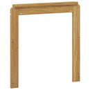 vidaXL Kartámasz modul 2 db Fehér 59 x 6 x 61 cm Tömör Akácfa