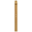 vidaXL Kartámasz modul 2 db Fehér 60 x 6 x 61 cm Tömör Akácfa