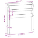 vidaXL Kartámasz modul 2 db Fehér 58,5 x 8,5 x 60 cm Tömör Akácfa
