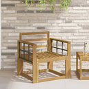 vidaXL Kartámasz modul 2 db Fehér 60 x 6 x 61 cm Tömör Akácfa