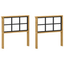 vidaXL Kartámasz modul 2 db Fehér 60 x 6 x 61 cm Tömör Akácfa