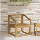 vidaXL Karfák modul 2 db Fehér 59 x 4 x 73 cm Tömör Akácfa