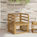 vidaXL Kartámasz modul 2 db Fehér 59 x 4 x 73 cm Tömör Akácfa