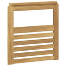 vidaXL Kartámasz modul 2 db Fehér 59 x 6 x 61 cm Tömör Akácfa