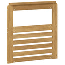 vidaXL Kartámasz modul 2 db Fehér 59 x 6 x 61 cm Tömör Akácfa