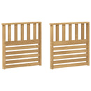 vidaXL Kartámasz modul 2 db Fehér 60 x 6 x 61 cm Tömör Akácfa