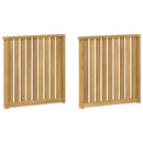 vidaXL Kartámasz modul 2 db Fehér 60 x 6 x 61 cm Tömör Akácfa