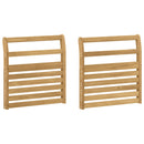 vidaXL Kartámasz modul 2 db Fehér 58,5 x 8 x 60 cm Tömör Akácfa