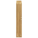 vidaXL Kartámasz modul 2 db Fehér 58,5 x 10 x 61 cm Tömör Akácfa