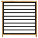 vidaXL Kartámasz modul 2 db Fehér 60 x 6 x 61 cm Tömör Akácfa