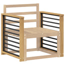 vidaXL Kartámasz modul 2 db Fehér 60 x 6 x 61 cm Tömör Akácfa