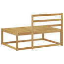 vidaXL Kültéri végleges kanapé Fehér 115 x 83 x 73 cm Tömör Akácfa