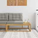 vidaXL Kültéri végleges kanapé Fehér 115 x 83 x 73 cm Poliészter