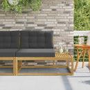 vidaXL Kültéri végleges kanapé Fehér 115 x 83 x 73 cm Poliészter