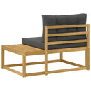 vidaXL Kültéri végleges kanapé Fehér 115 x 83 x 73 cm Poliészter