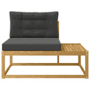 vidaXL Kültéri végleges kanapé Fehér 115 x 83 x 73 cm Poliészter