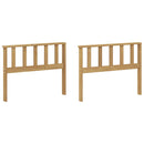 vidaXL Karfa modul 2 db Fehér 80 x 6 x 61 cm Tömör Akácfa