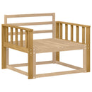 vidaXL Karfa modul 2 db Fehér 80 x 6 x 61 cm Tömör Akácfa