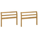 vidaXL Kartámasz modul 2 db Fehér 78,5 x 8,5 x 60 cm Tömör Akácfa