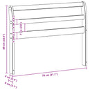 vidaXL Kartámasz modul 2 db Fehér 78,5 x 8,5 x 60 cm Tömör Akácfa