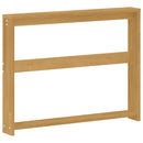 vidaXL Karfa Modul 2 db Fehér 78,5 x 10 x 61 cm Tömör Akácfa