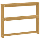 vidaXL Karfa Modul 2 db Fehér 78,5 x 10 x 61 cm Tömör Akácfa