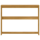vidaXL Karfa Modul 2 db Fehér 78,5 x 10 x 61 cm Tömör Akácfa