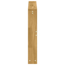 vidaXL Karfa Modul 2 db Fehér 78,5 x 10 x 61 cm Tömör Akácfa
