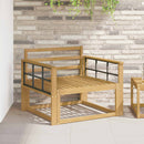 vidaXL Kartámasz modul 2 db Fehér 80 x 6 x 61 cm Tömör Akácfa