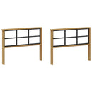 vidaXL Kartámasz modul 2 db Fehér 80 x 6 x 61 cm Tömör Akácfa