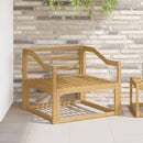 vidaXL Kartámasz modul 2 db Fehér 79 x 4 x 73 cm Tömör Akácfa