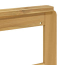 vidaXL Kartámasz modul 2 db Fehér 79 x 6 x 61 cm Tömör Akácfa