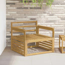 vidaXL Kartámasz modul 2 db Fehér 79 x 6 x 61 cm Tömör Akácfa