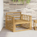 vidaXL Kartámasz modul 2 db Fehér 80 x 6 x 61 cm Tömör Akácfa