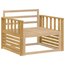 vidaXL Kartámasz modul 2 db Fehér 80 x 6 x 61 cm Tömör Akácfa