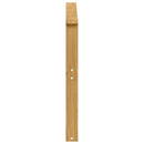 vidaXL Kartámasz modul 2 db Fehér 80 x 6 x 61 cm Tömör Akácfa