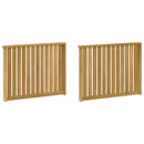 vidaXL Kartámasz modul 2 db Fehér 80 x 6 x 61 cm Tömör Akácfa