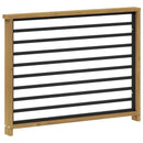 vidaXL Kartámasz modul 2 db Fehér 80 x 6 x 61 cm Tömör Akácfa