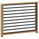 vidaXL Kartámasz modul 2 db Fehér 80 x 6 x 61 cm Tömör Akácfa