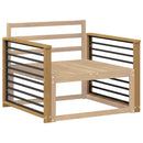 vidaXL Kartámasz modul 2 db Fehér 80 x 6 x 61 cm Tömör Akácfa